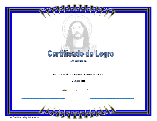 Certificado de Logro
