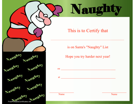 Christmas Naughty