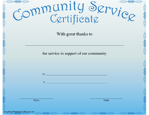 Community Service
