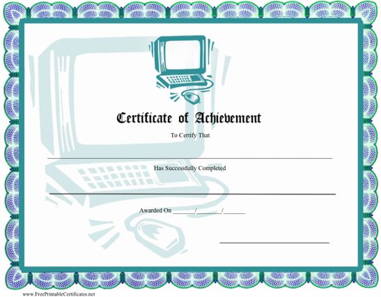 Achievement - Computer