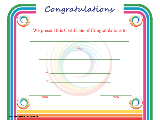 Congratulations