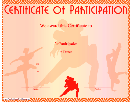 Dance Participation