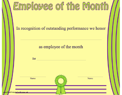 Employee of the Month