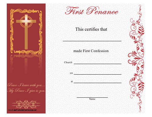 First Confession