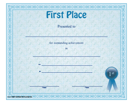 First Place