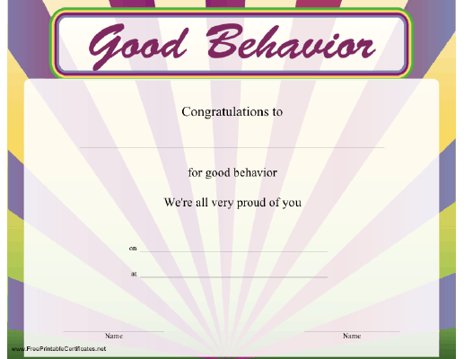 Good Behavior