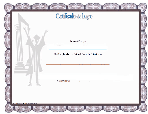 Certificado de Logro