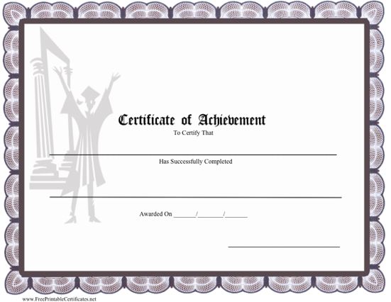 Achievement - Graduation