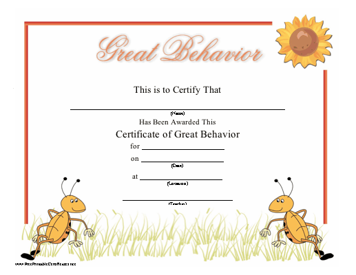 Great Behavior