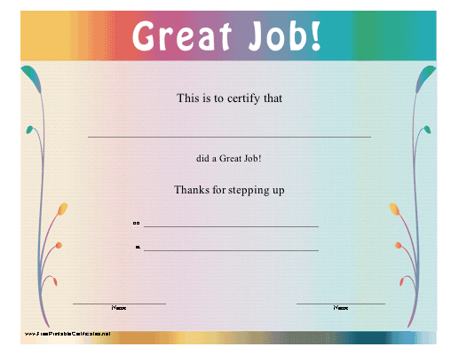 Great Job
