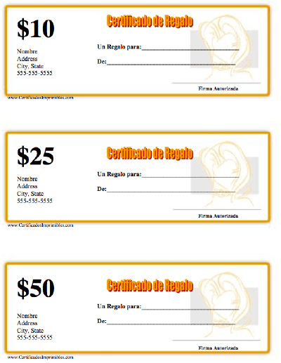 Certificado de Regalo