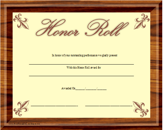 Honor Roll