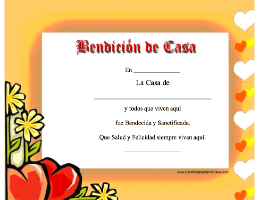 Benedición de Casa