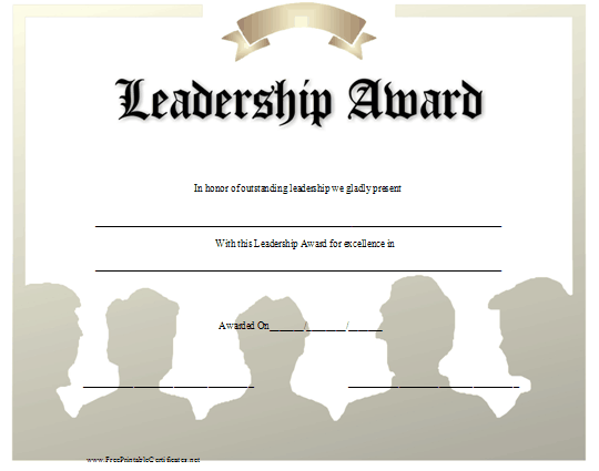 Leadership Award