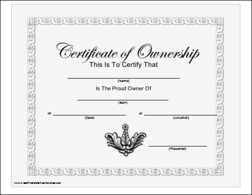 Ownership