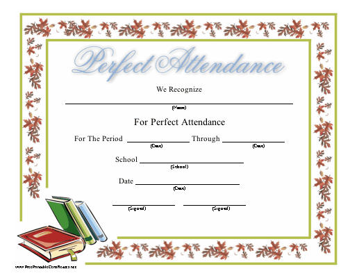 Perfect Attendance