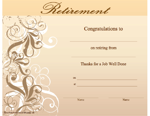 Retirement