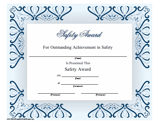 Safety Award