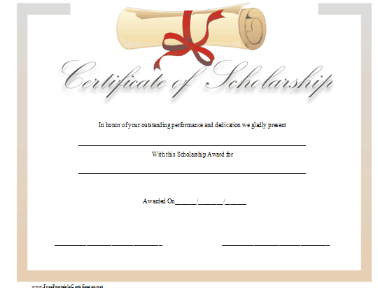 Scholarship