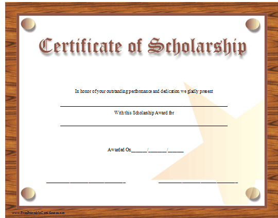 Scholarship