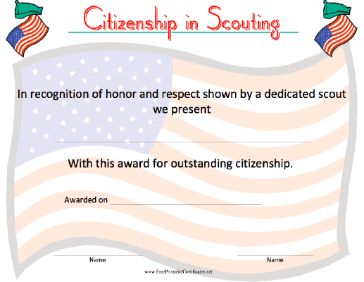 Citizenship in Scouting