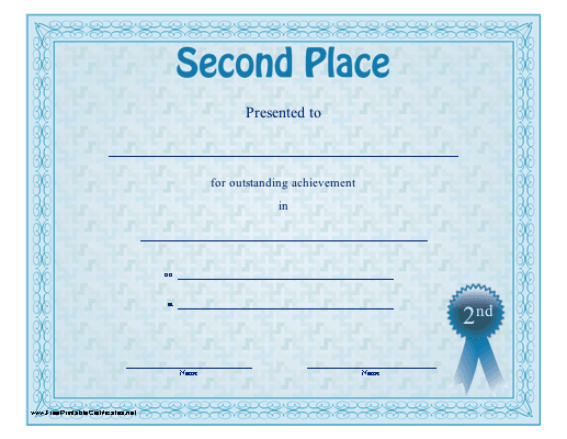 Second Place
