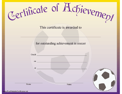 Soccer Achievement