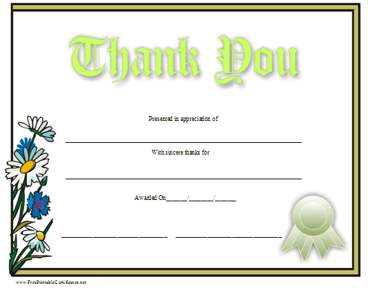Thank You