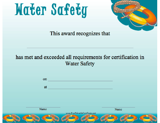 Water Safety