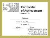 5th Grade Achievement