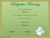 Babysitter Training