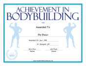 Bodybuilding Blue