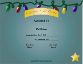 Christmas Lights 3rd Place