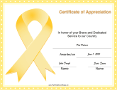Dedicated Service Ribbon
