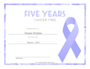 Five Years Cancer-Free