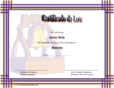 Certificado de Logro en Historia