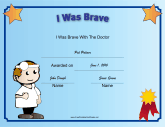 I Was Brave at the Doctor
