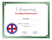 Lifesaving Badge