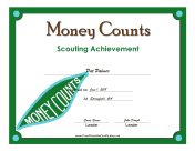 Money Counts Badge