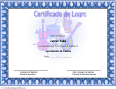 Certificado de Logro en Música