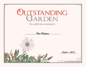 Outstanding Garden Award