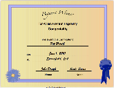 Pageant Congeniality Achievement