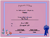 Pageant Formal Achievement