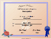 Pageant Participation Achievement