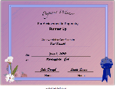 Pageant Runner Up Achievement