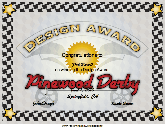 Pinewood Derby Design Award