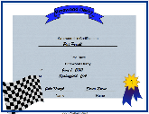 Pinewood Derby First Place
