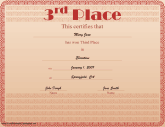 3rd Place