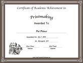 Printmaking Academic