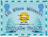 Raingutter Regatta 1st Place